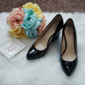 Halogen Wedge Black Shoes